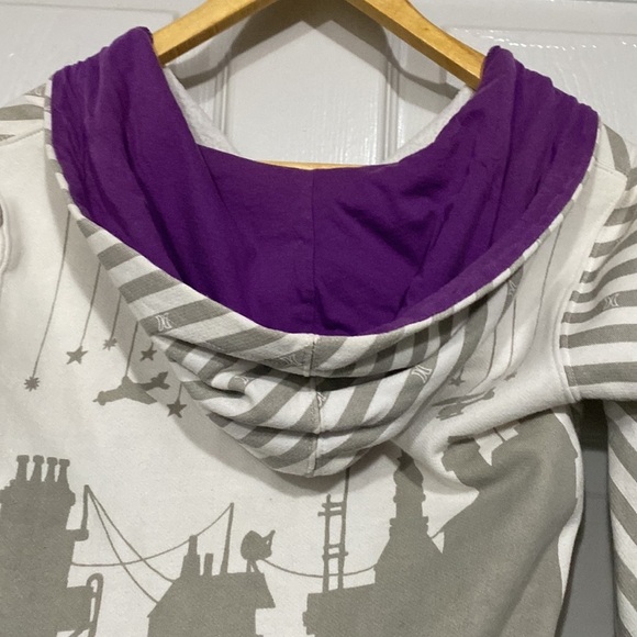 HURLEY ZIP UP HOODIE SWEATSHIRT SIZE MEDIUM - Picture 5 of 8